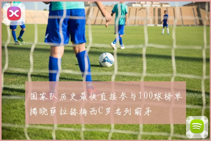 国家队历史最快直接参与100球榜单揭晓萨拉赫梅西C罗名列前茅